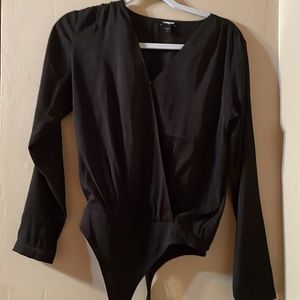 Express black body suit